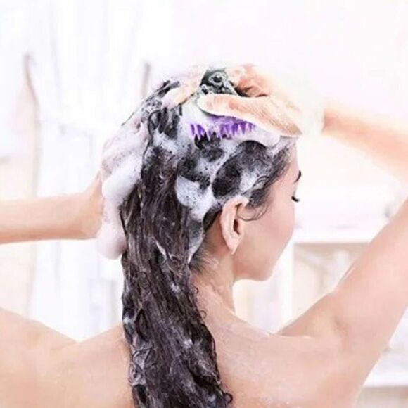 2 pcs Scalp Massager Shampoo Brush, Scalp Scrubber Soft Silicone Dandruff Remove - Picture 2 of 11